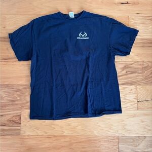 Realtree Blue Crew Neck T-Shirt